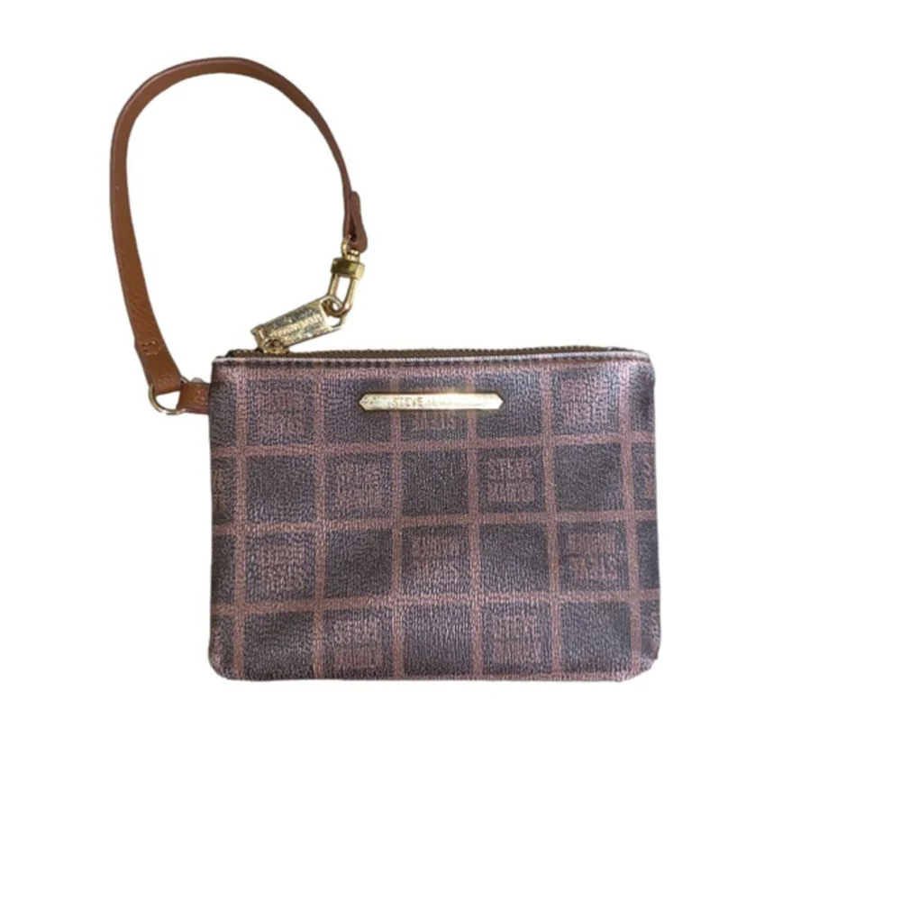 Women's Steve Madden Brown Wristlet Wallet